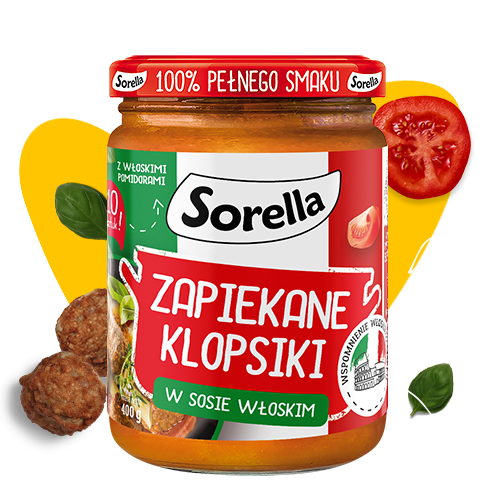 Zapiekane klopsiki mięsne w sosie włoskim